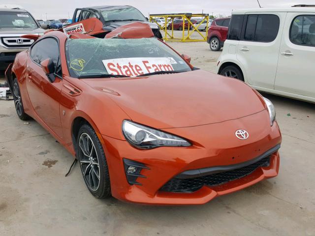 JF1ZNAA10H8702716 - 2017 TOYOTA 86 BASE ORANGE photo 1