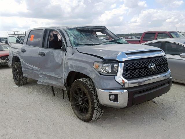 5TFDW5F15KX795134 - 2019 TOYOTA TUNDRA CRE GRAY photo 1