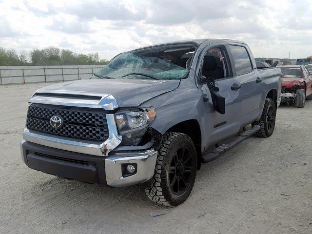 5TFDW5F15KX795134 - 2019 TOYOTA TUNDRA CRE GRAY photo 2