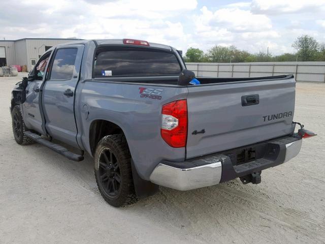 5TFDW5F15KX795134 - 2019 TOYOTA TUNDRA CRE GRAY photo 3