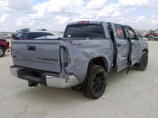 5TFDW5F15KX795134 - 2019 TOYOTA TUNDRA CRE GRAY photo 4