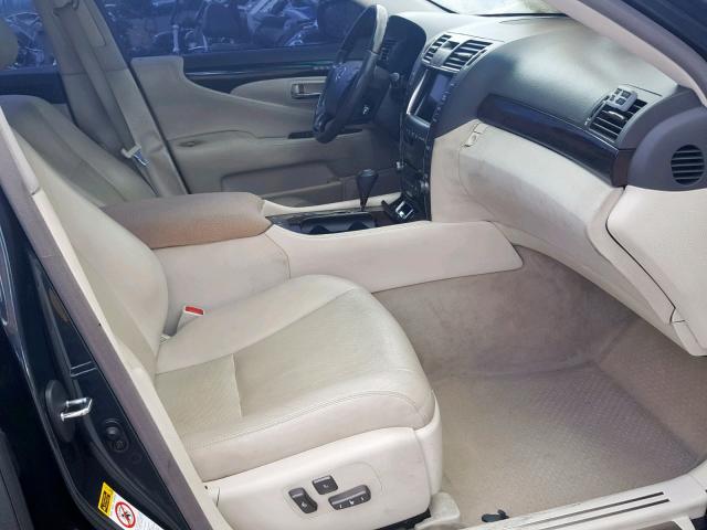 JTHBL46F975043038 - 2007 LEXUS LS 460 BLUE photo 5