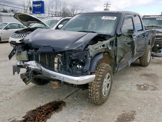 1GCDT136958269184 - 2005 CHEVROLET COLORADO BLACK photo 2