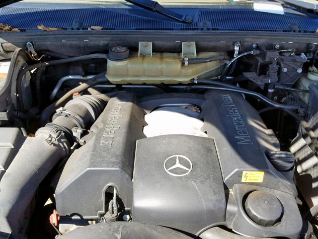 4JGAB54E31A263754 - 2001 MERCEDES-BENZ ML 320 BLUE photo 7