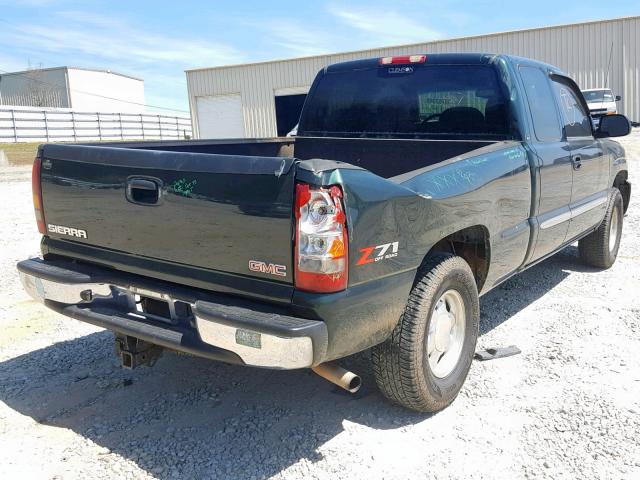 1GTEK19T23E274505 - 2003 GMC NEW SIERRA GREEN photo 4