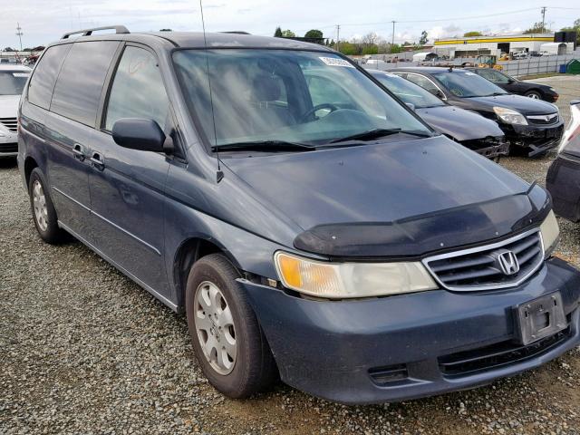 5FNRL180X3B107829 - 2003 HONDA ODYSSEY EX BLUE photo 1