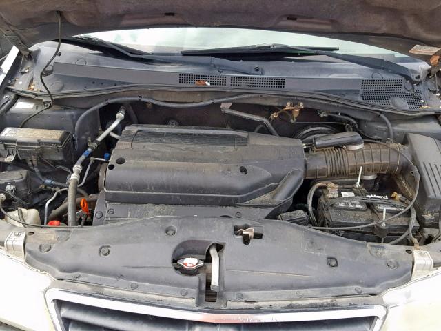 5FNRL180X3B107829 - 2003 HONDA ODYSSEY EX BLUE photo 7