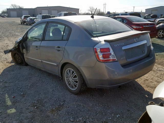 3N1AB6AP2CL632814 - 2012 NISSAN SENTRA 2.0 SILVER photo 3