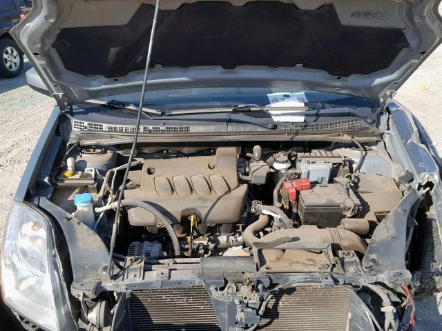 3N1AB6AP2CL632814 - 2012 NISSAN SENTRA 2.0 SILVER photo 7