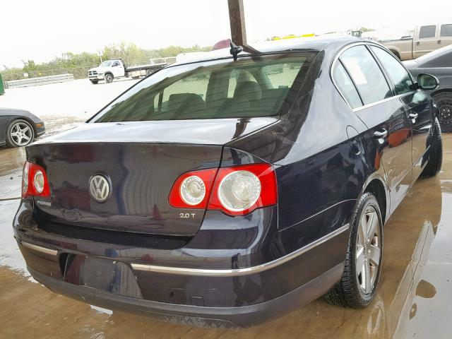 WVWAK73C08P004002 - 2008 VOLKSWAGEN PASSAT KOM BLACK photo 4