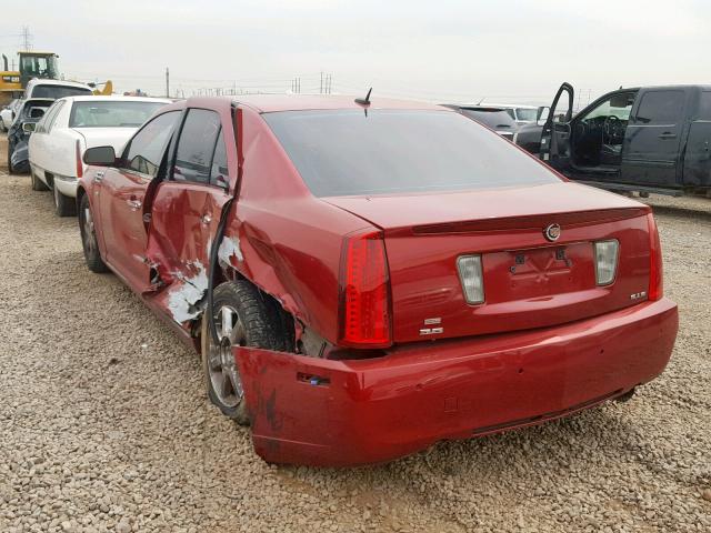 1G6DW67V980128272 - 2008 CADILLAC STS RED photo 3
