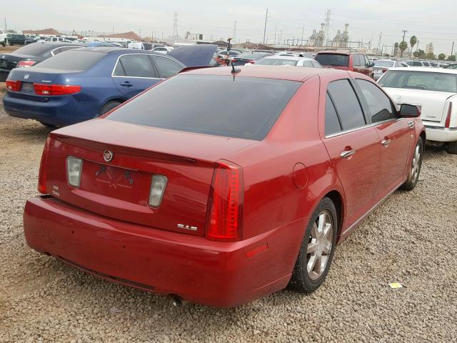 1G6DW67V980128272 - 2008 CADILLAC STS RED photo 4