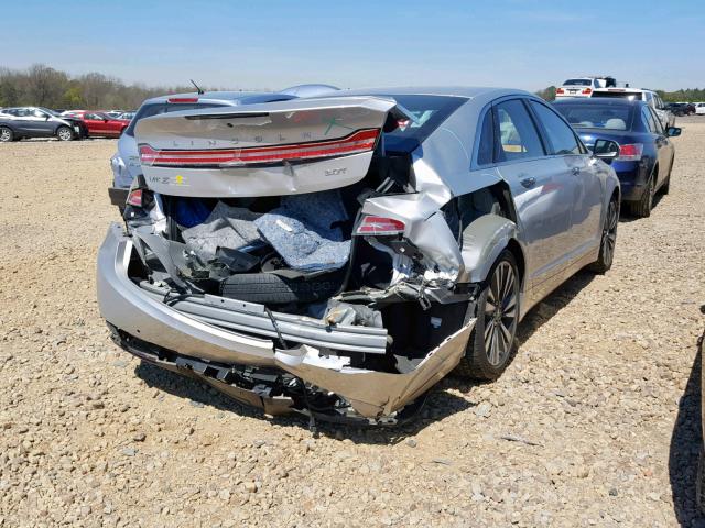 3LN6L5E9XHR644070 - 2017 LINCOLN MKZ RESERV SILVER photo 4