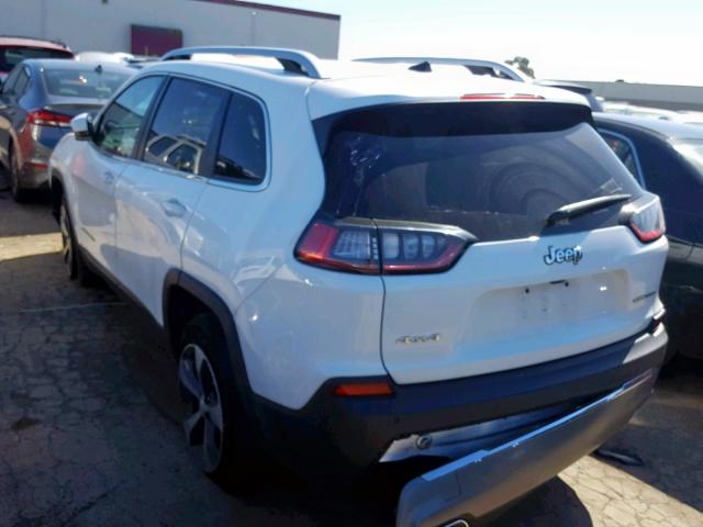 1C4PJMDX5KD304186 - 2019 JEEP CHEROKEE L WHITE photo 3