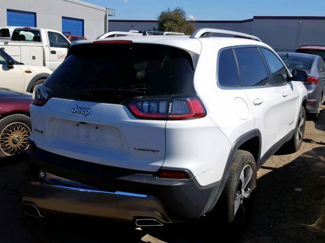 1C4PJMDX5KD304186 - 2019 JEEP CHEROKEE L WHITE photo 4