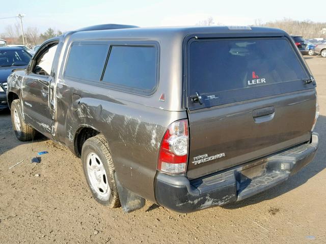 5TENX22N79Z606656 - 2009 TOYOTA TACOMA BROWN photo 3