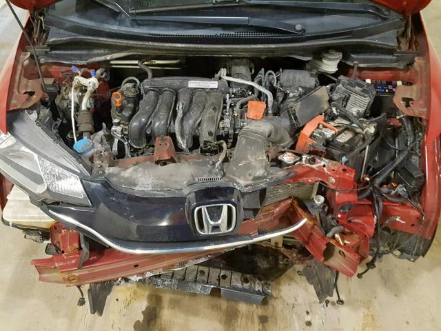 3HGGK5H82FM721816 - 2015 HONDA FIT EX RED photo 7