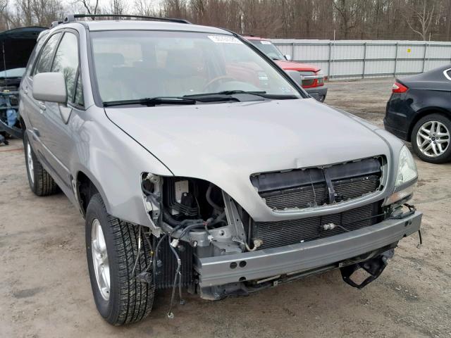 JTJHF10U020255659 - 2002 LEXUS RX 300 GRAY photo 1