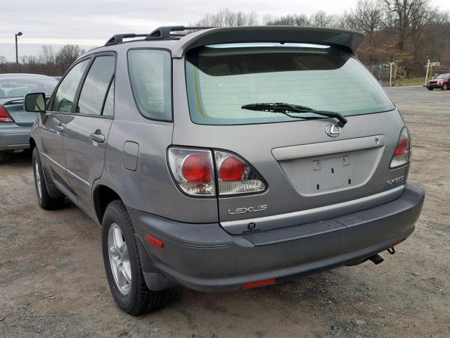 JTJHF10U020255659 - 2002 LEXUS RX 300 GRAY photo 3