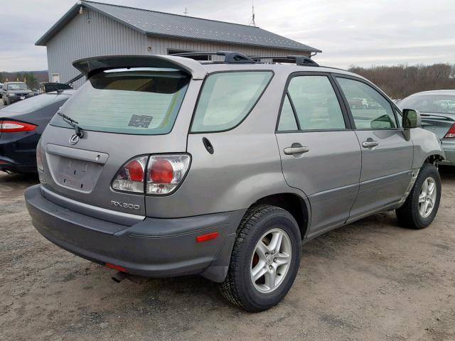 JTJHF10U020255659 - 2002 LEXUS RX 300 GRAY photo 4