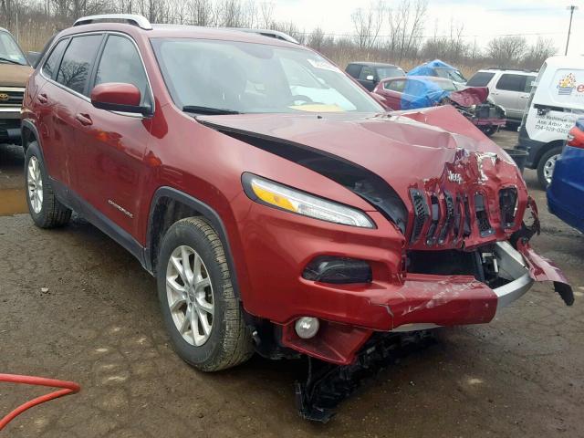 1C4PJMCS0GW284561 - 2016 JEEP CHEROKEE L BURGUNDY photo 1