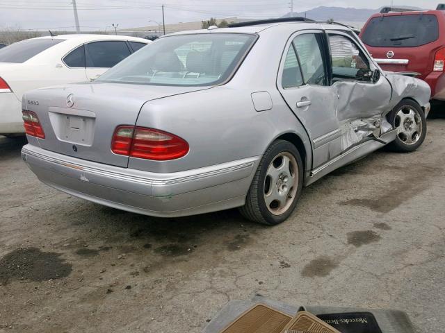 WDBJF70J71B255513 - 2001 MERCEDES-BENZ E 430 SILVER photo 4