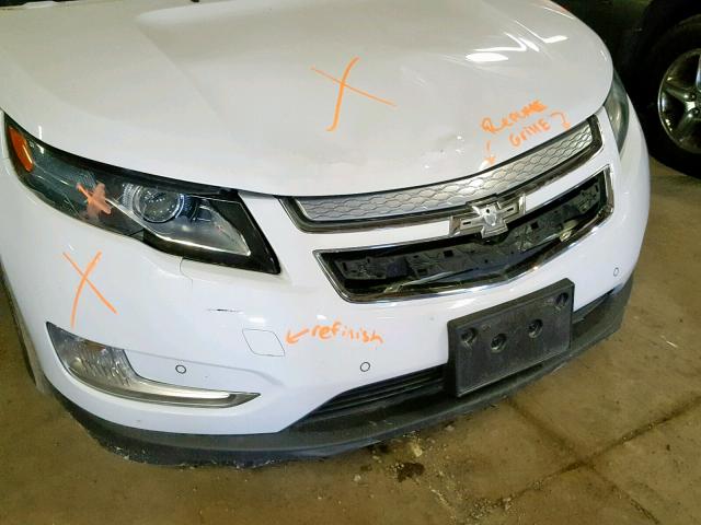 1G1RD6E42DU149995 - 2013 CHEVROLET VOLT WHITE photo 9