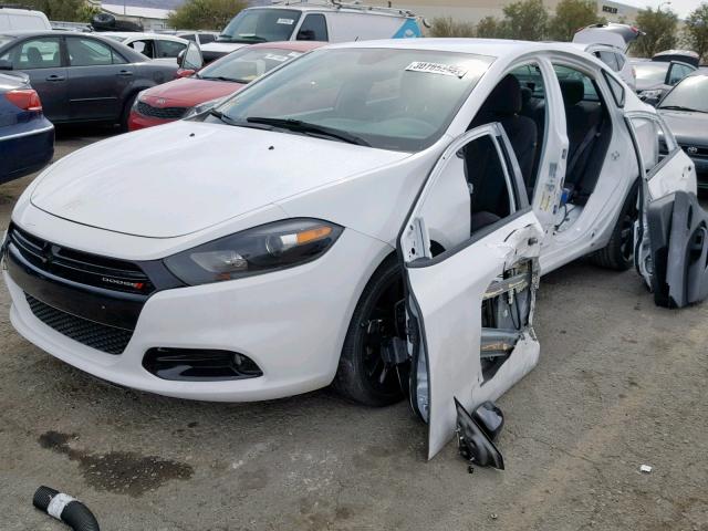 1C3CDFFAXGD822090 - 2016 DODGE DART SXT S WHITE photo 2