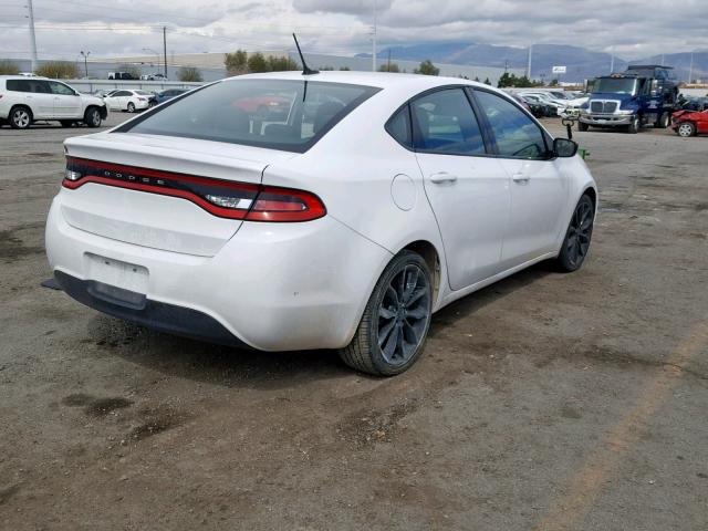 1C3CDFFAXGD822090 - 2016 DODGE DART SXT S WHITE photo 4