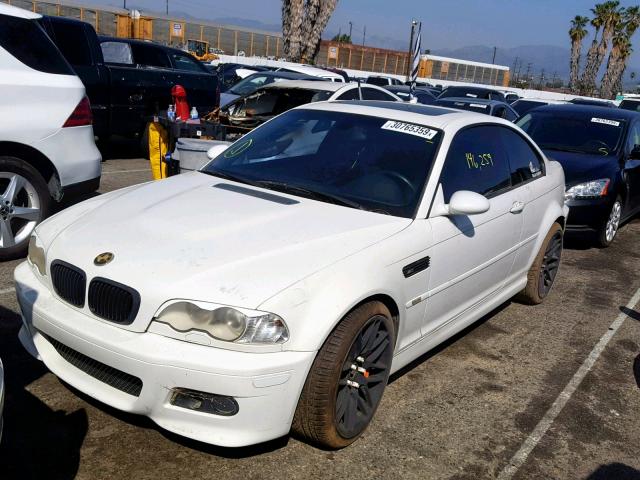 WBSBL93403JR19023 - 2003 BMW M3 WHITE photo 2