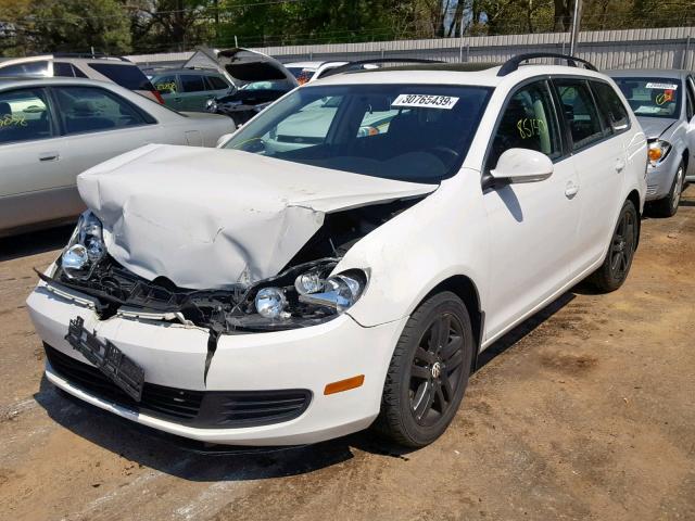 3VWPL7AJ2BM655585 - 2011 VOLKSWAGEN JETTA TDI WHITE photo 2