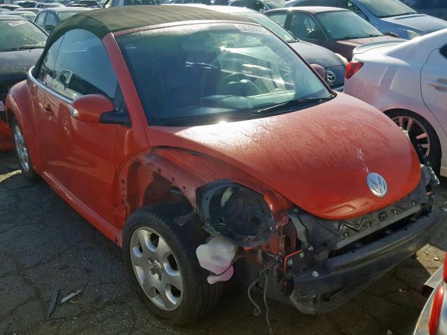 3VWCK21Y13M314262 - 2003 VOLKSWAGEN NEW BEETLE წითელი ფოტო 1