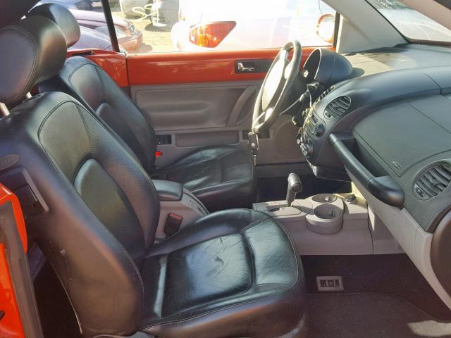 3VWCK21Y13M314262 - 2003 VOLKSWAGEN NEW BEETLE წითელი ფოტო 5