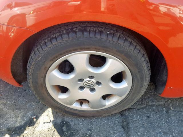 3VWCK21Y13M314262 - 2003 VOLKSWAGEN NEW BEETLE წითელი ფოტო 9