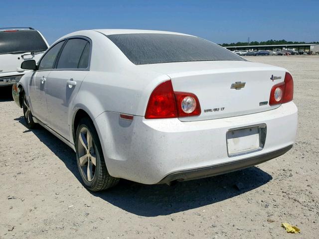 1G1ZC5EU1BF155110 - 2011 CHEVROLET MALIBU 1LT WHITE photo 3
