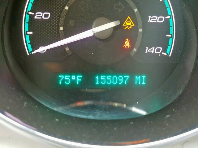 1G1ZC5EU1BF155110 - 2011 CHEVROLET MALIBU 1LT WHITE photo 8