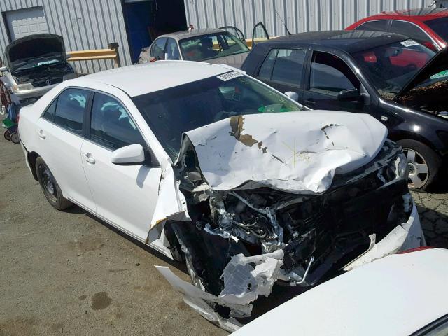 4T1BD1FK5DU075654 - 2013 TOYOTA CAMRY HYBR WHITE photo 1