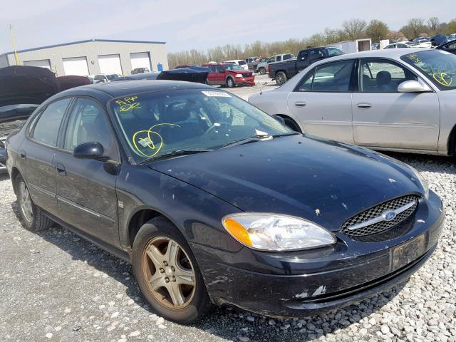 1FAHP56S22G272294 - 2002 FORD TAURUS SEL BLACK photo 1