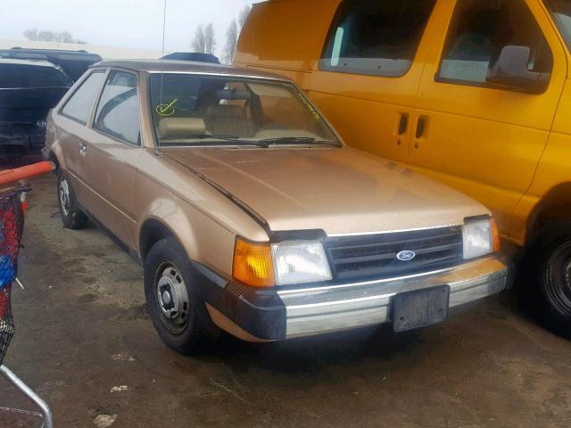 1FABP3197GW329164 - 1986 FORD ESCORT L GOLD photo 1