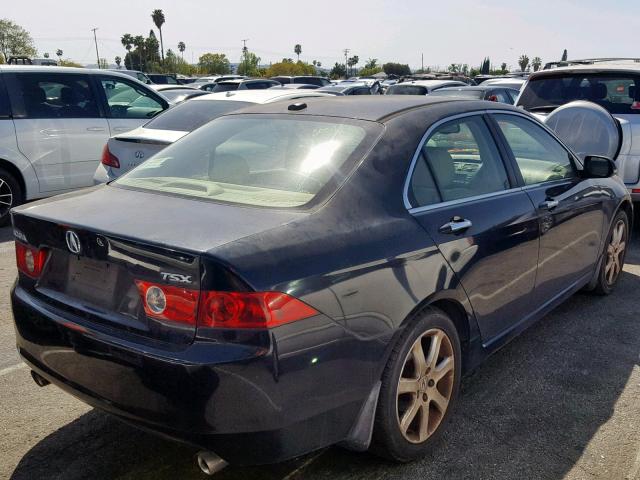 JH4CL96815C012975 - 2005 ACURA TSX BLACK photo 4