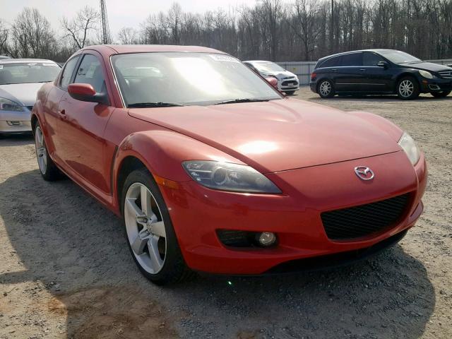 JM1FE173740106114 - 2004 MAZDA RX8 RED photo 1