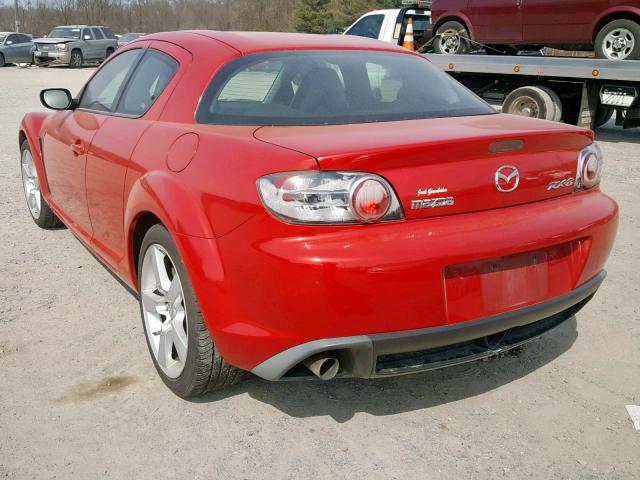 JM1FE173740106114 - 2004 MAZDA RX8 RED photo 3