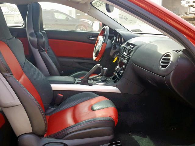 JM1FE173740106114 - 2004 MAZDA RX8 RED photo 5