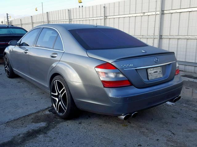 WDDNG71X27A049751 - 2007 MERCEDES-BENZ S 550 SILVER photo 3