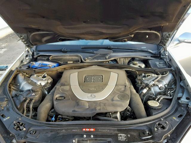 WDDNG71X27A049751 - 2007 MERCEDES-BENZ S 550 SILVER photo 7