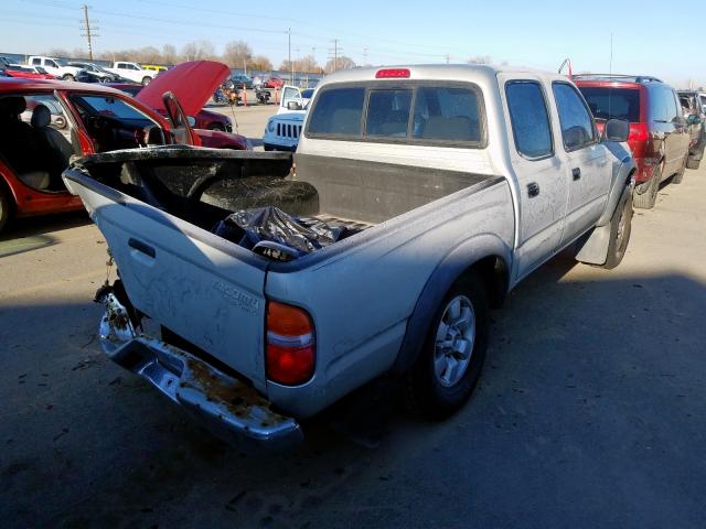 5TEGM92N02Z070441 - 2002 TOYOTA TACOMA DOUBLE CAB PRERUNNER  photo 4