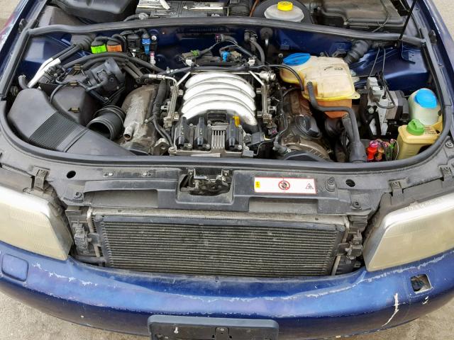 WAUED28D1WA158618 - 1998 AUDI A4 2.8 QUA BLUE photo 7