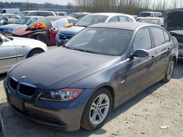 WBAVC57528NK78227 - 2008 BMW 328 I SULE GRAY photo 2