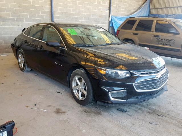 1G1ZB5ST9JF218628 - 2018 CHEVROLET MALIBU LS BLACK photo 1