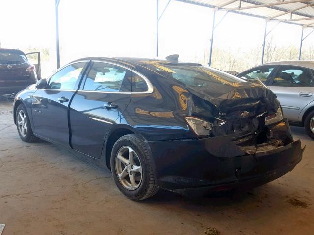 1G1ZB5ST9JF218628 - 2018 CHEVROLET MALIBU LS BLACK photo 3